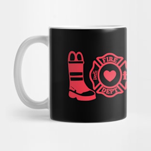 Firefighter- Love Firefighter Firefighter Mug